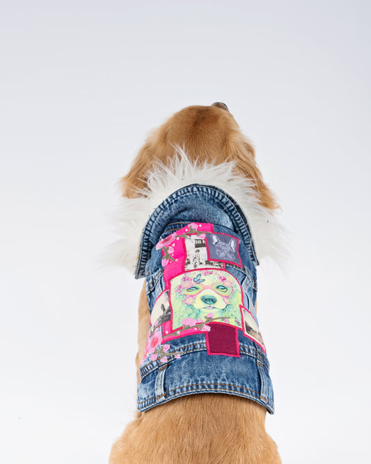 Poodle Collage  Bespoke Jacket