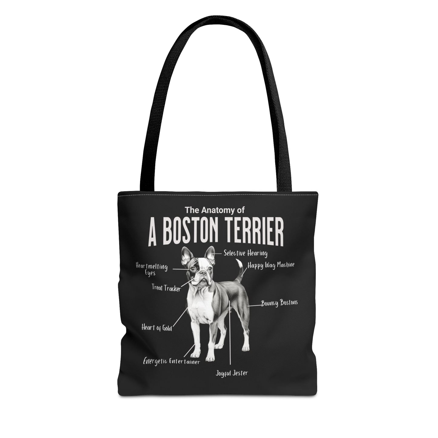 Boston Anatomy Tote Bag (Black)