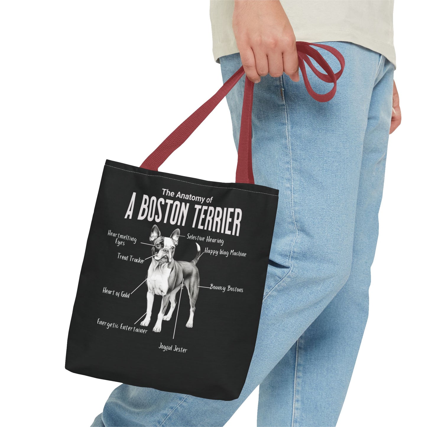 Boston Anatomy Tote Bag (Black)