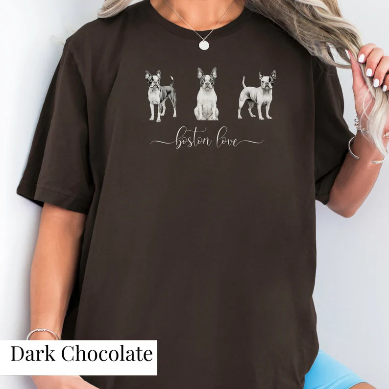 Boston Terrier Mom T-shirt