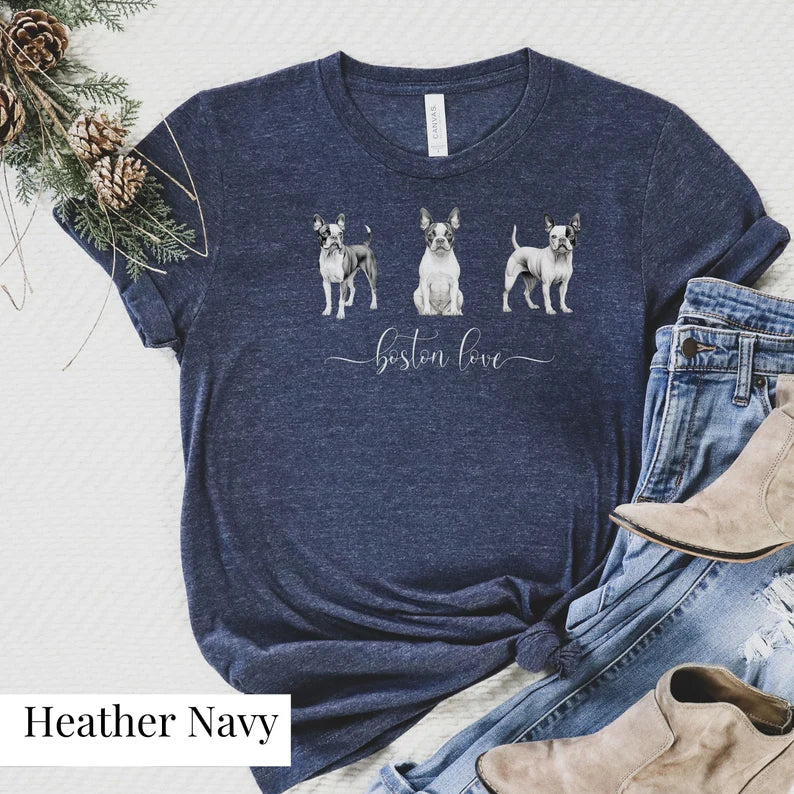 Boston Terrier Mom T-shirt