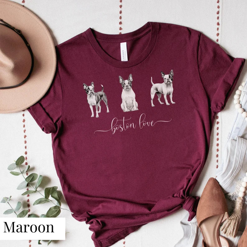 Boston Terrier Mom T-shirt