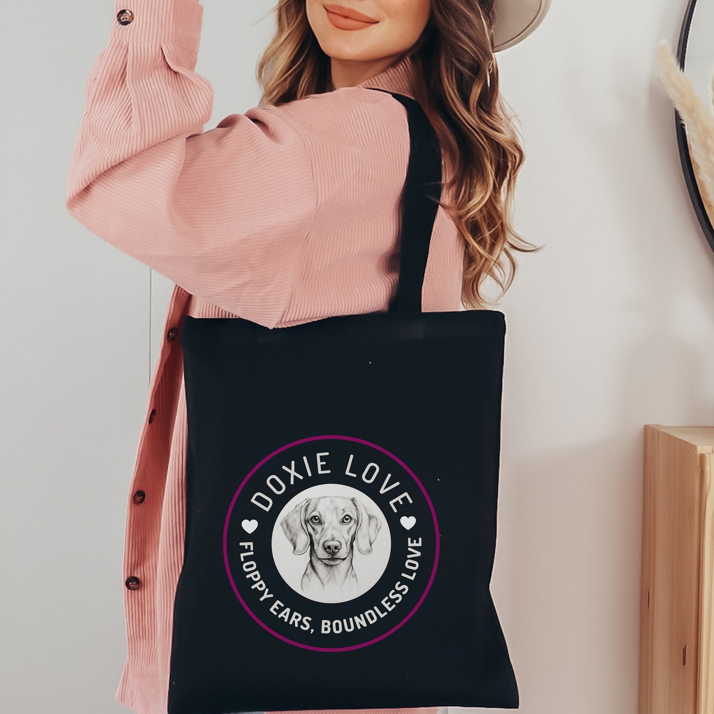 Dachshund "Forever & Always" Tote Bag
