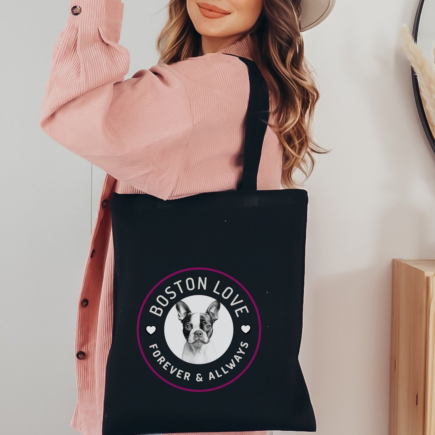 Boston "Forever & Always" Tote Bag