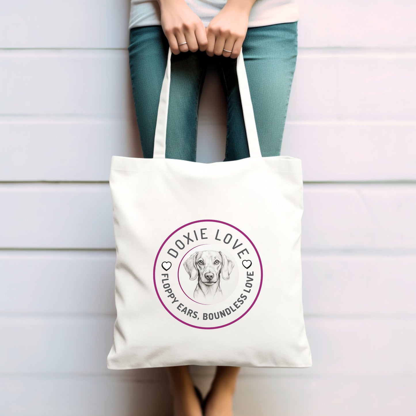 Dachshund "Forever & Always" Tote Bag