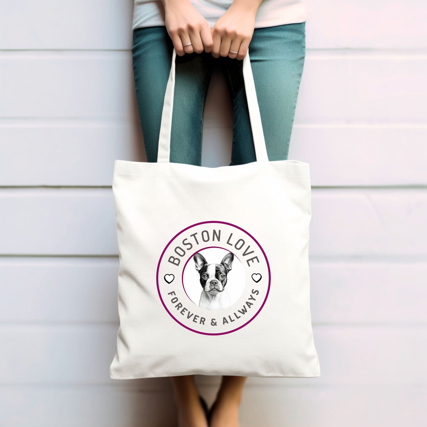 Boston "Forever & Always" Tote Bag