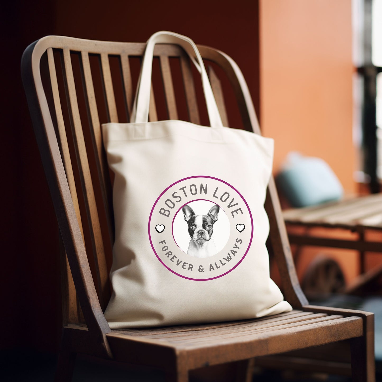 Boston "Forever & Always" Tote Bag