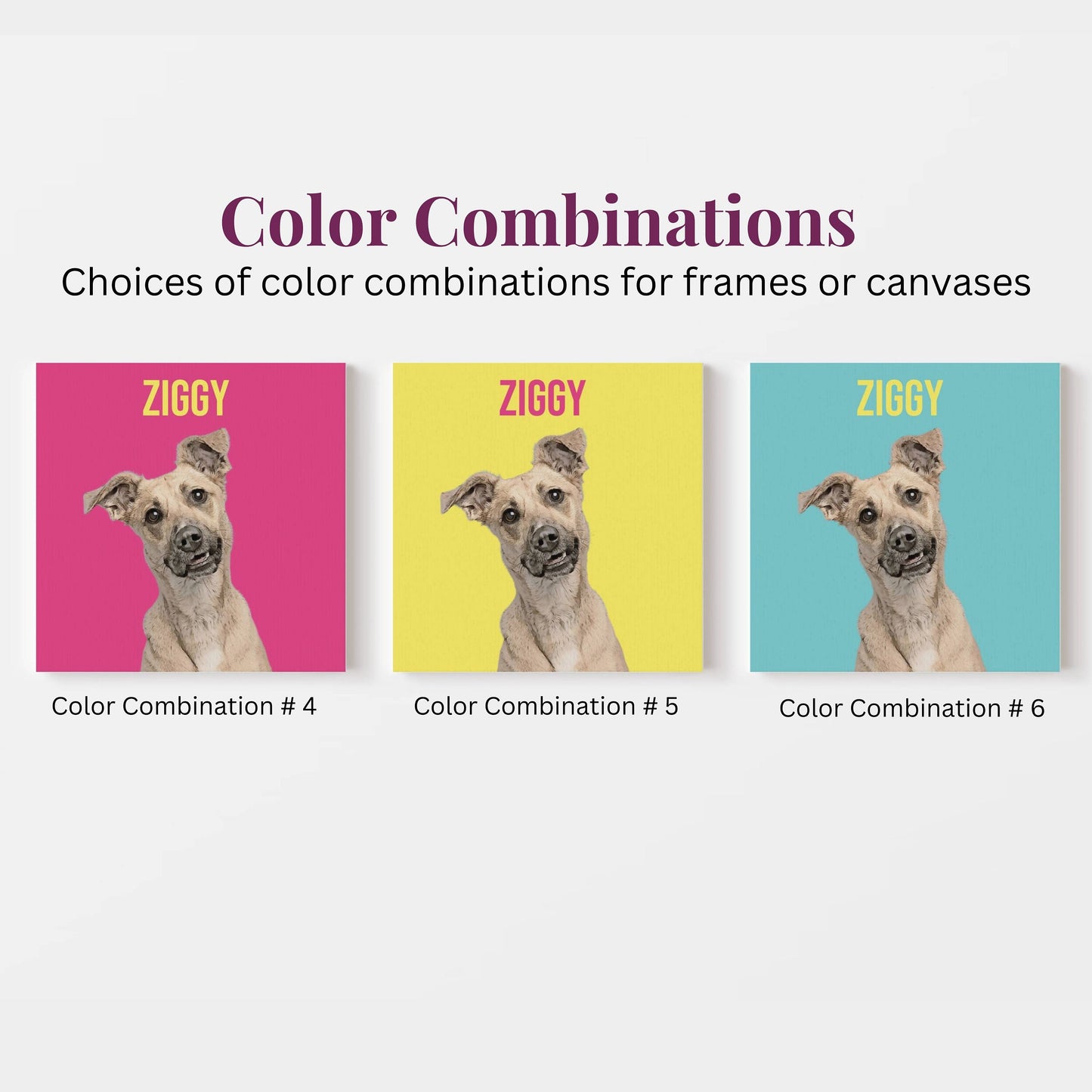 Custom Pop Art Pet Portrait