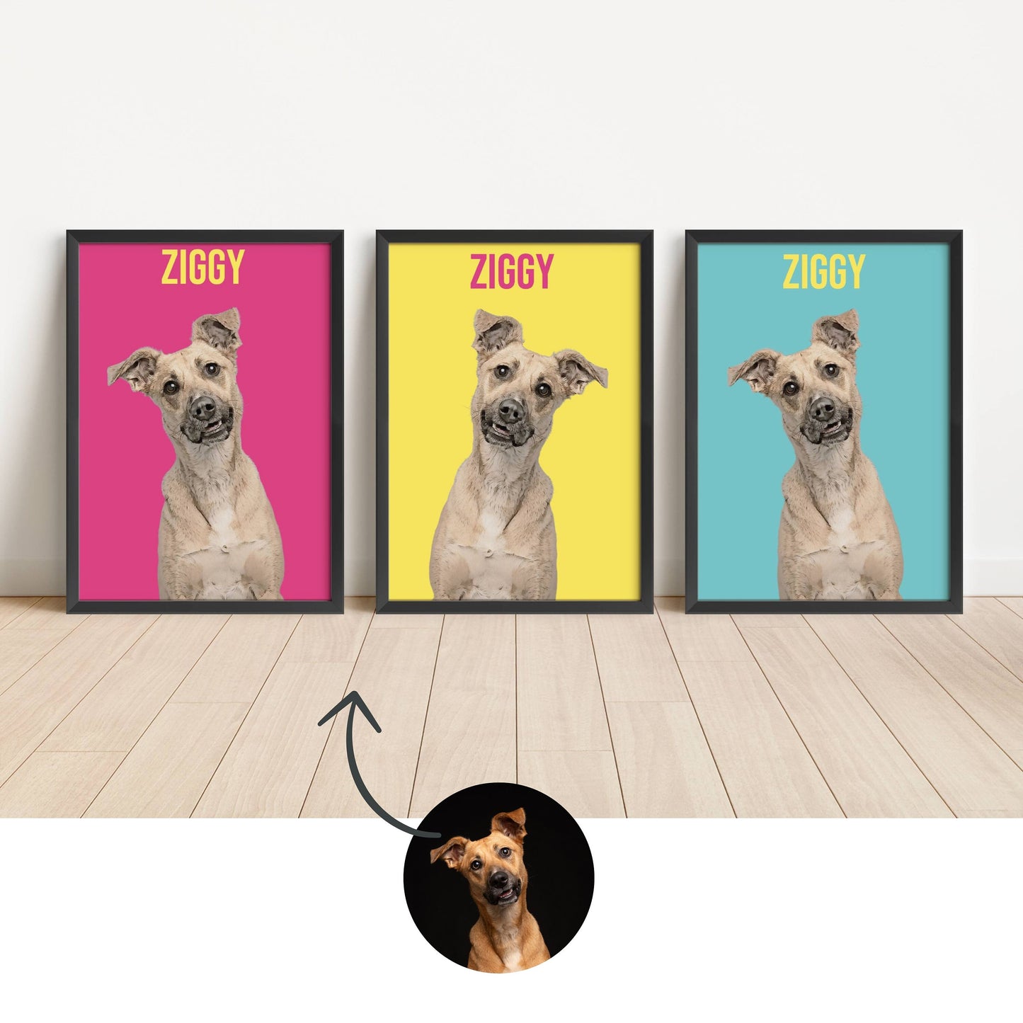 Custom Pop Art Pet Portrait