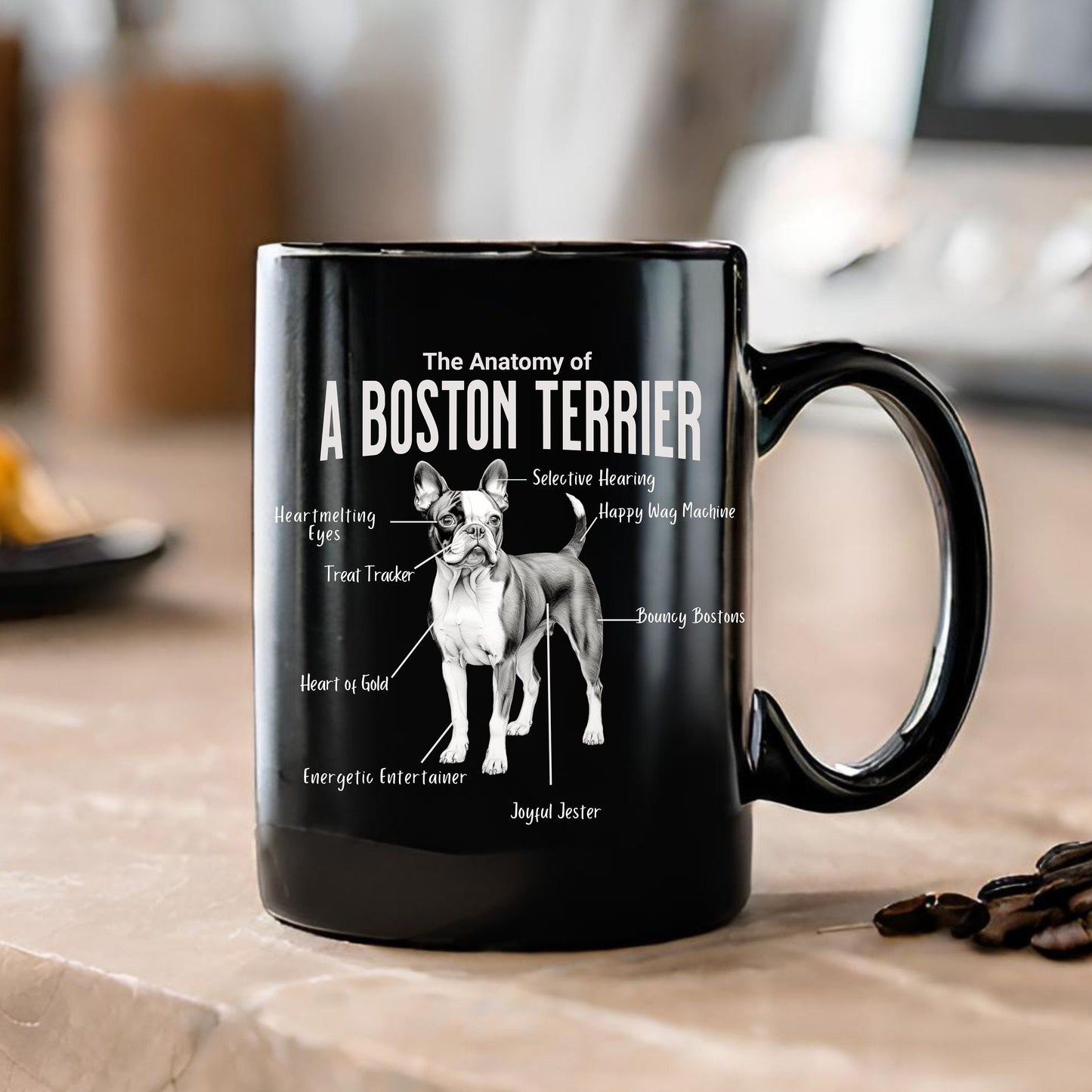 Boston Anatomy Mug Black