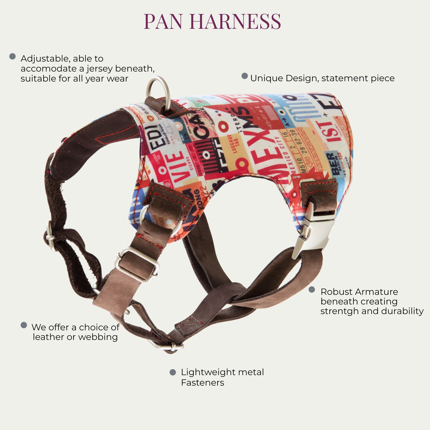Luggage Tags Dog Harness