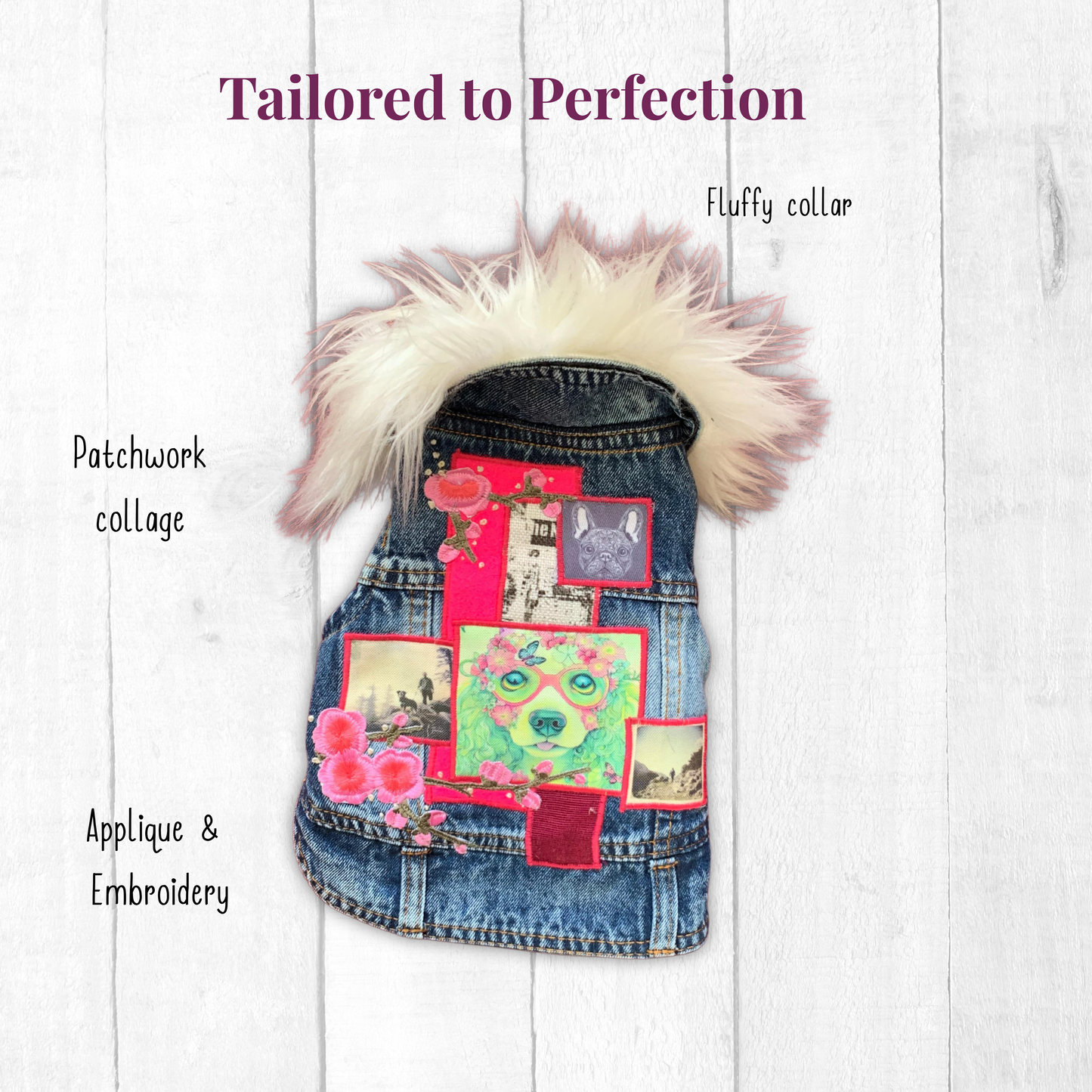Poodle Collage  Bespoke Jacket