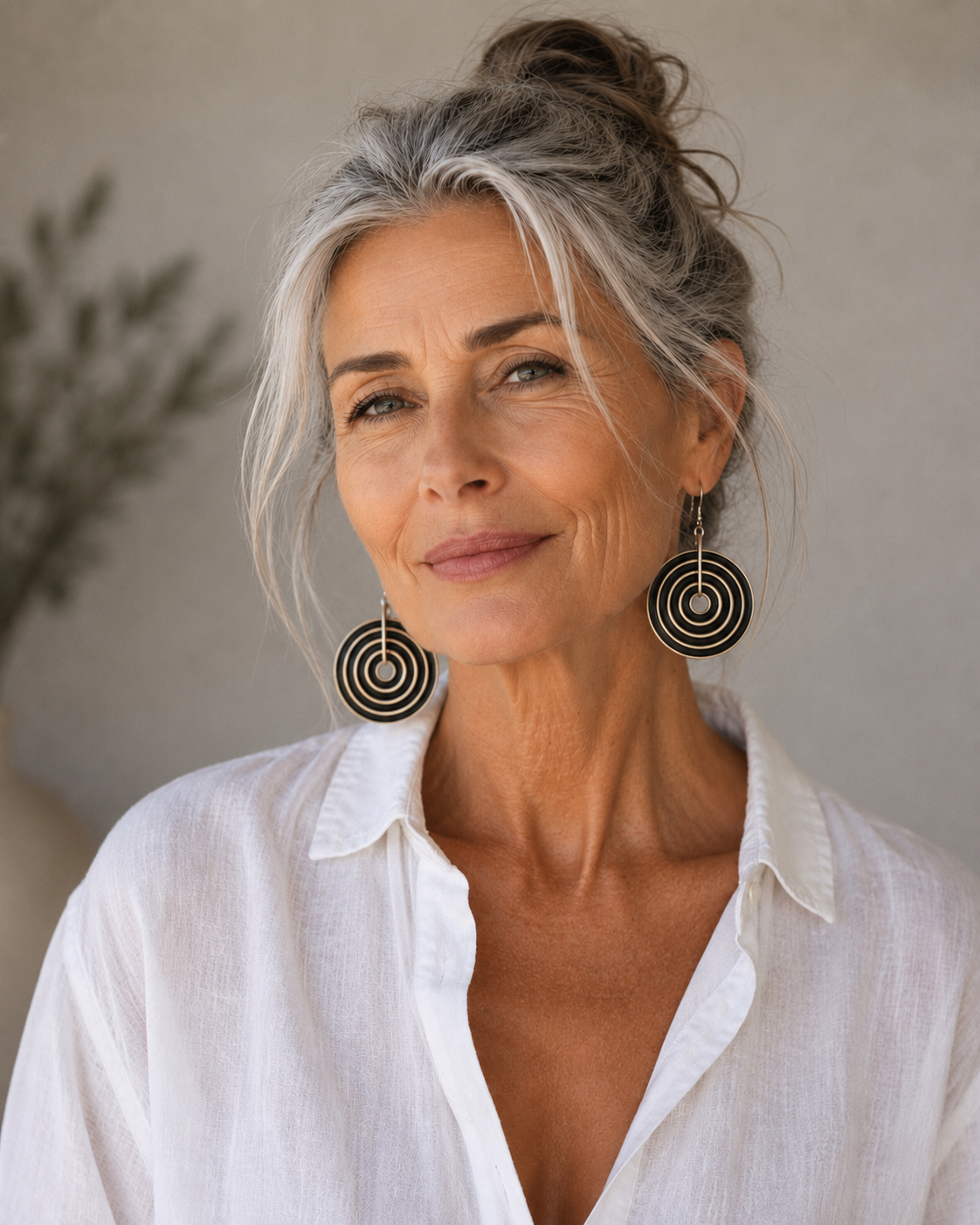 Circle earrings