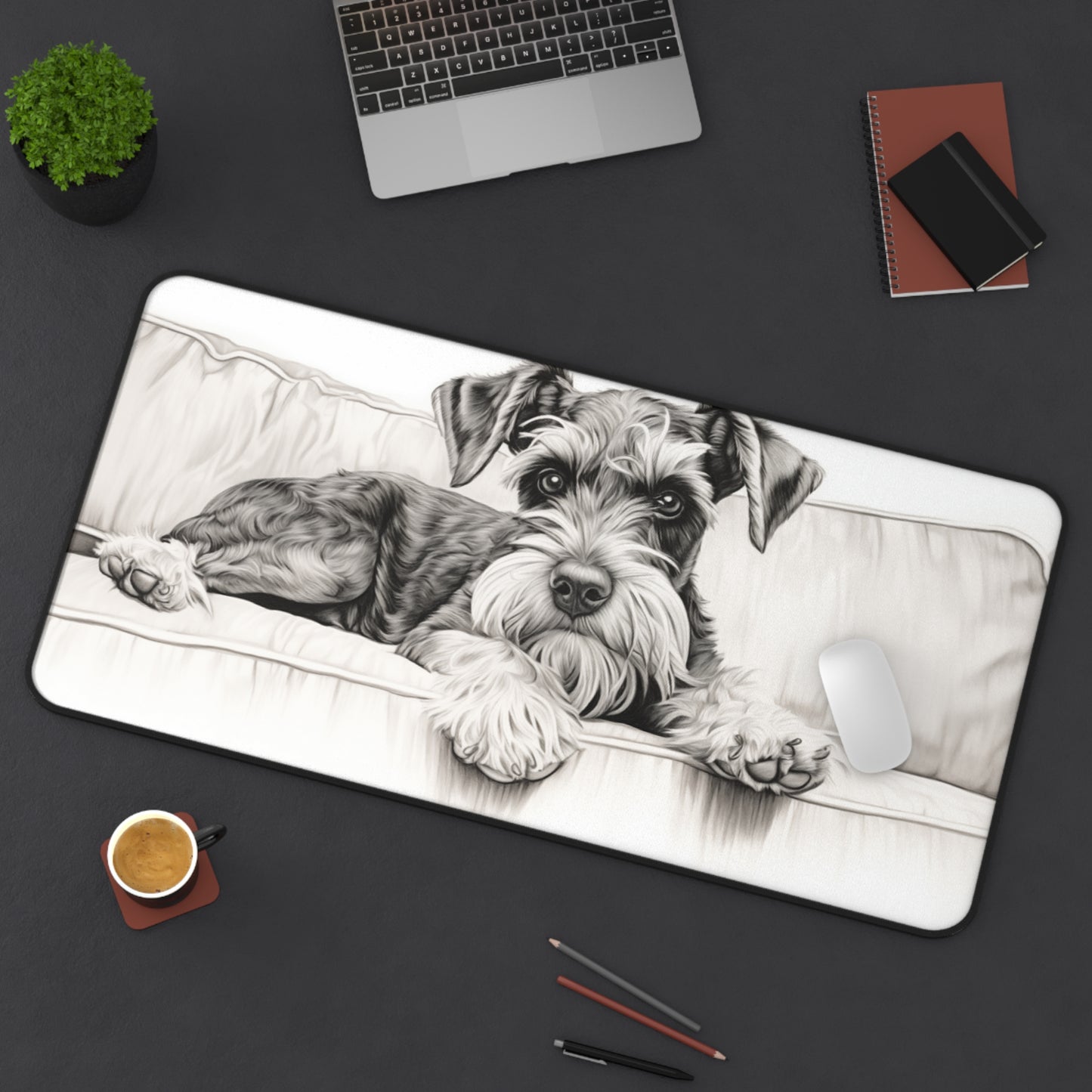 Schnauzer Desk Mat