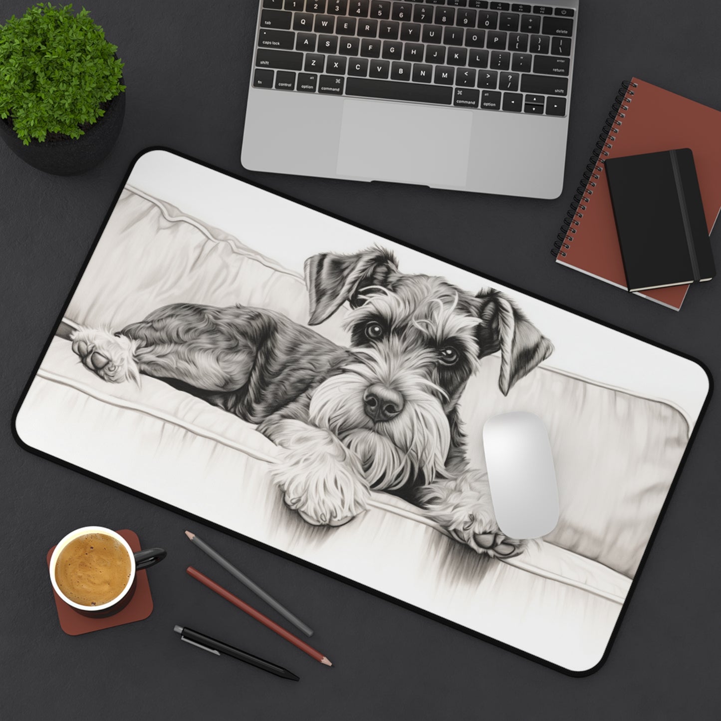 Schnauzer Desk Mat