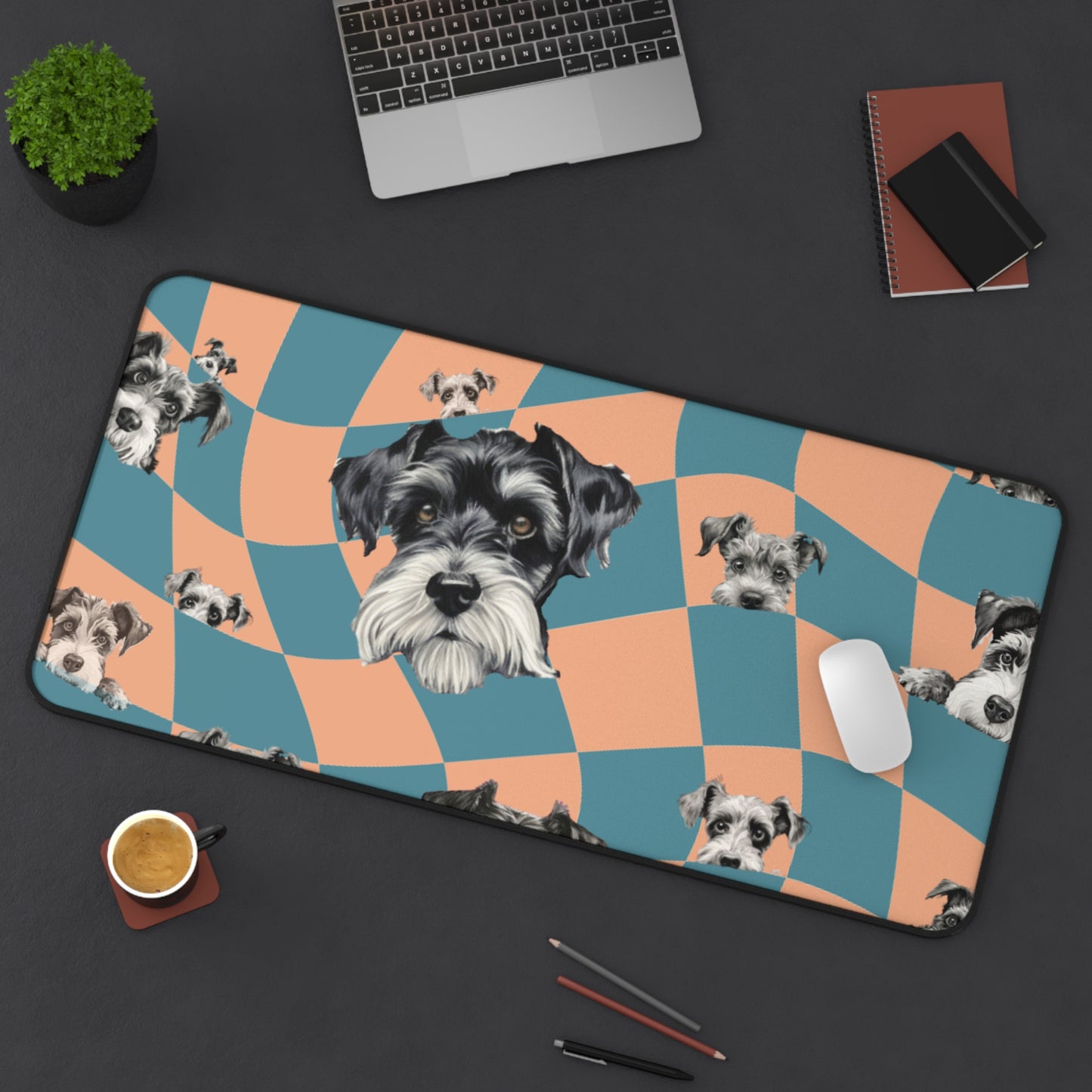 Funky Schnauzer Desk Mat