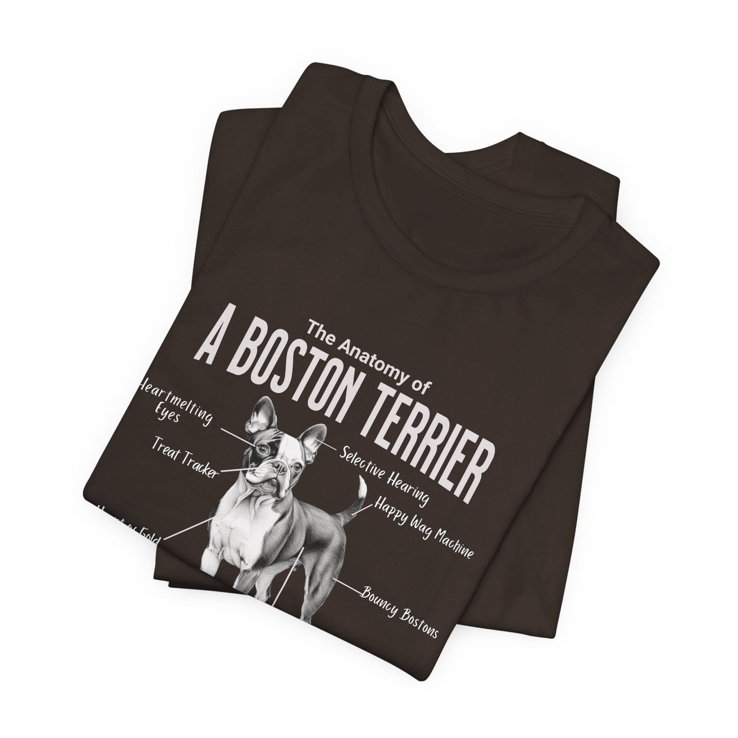 Boston Terrier Anatomy T-Shirt