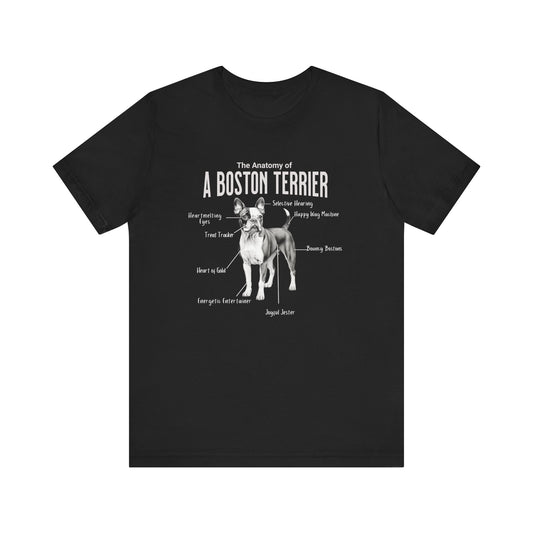 Boston Terrier Anatomy T-Shirt