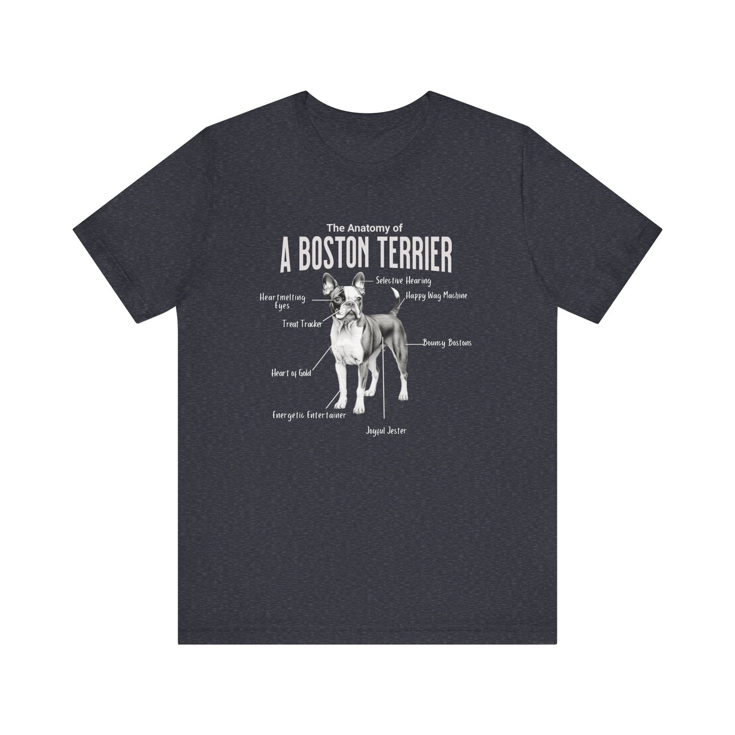 Boston Terrier Anatomy T-Shirt