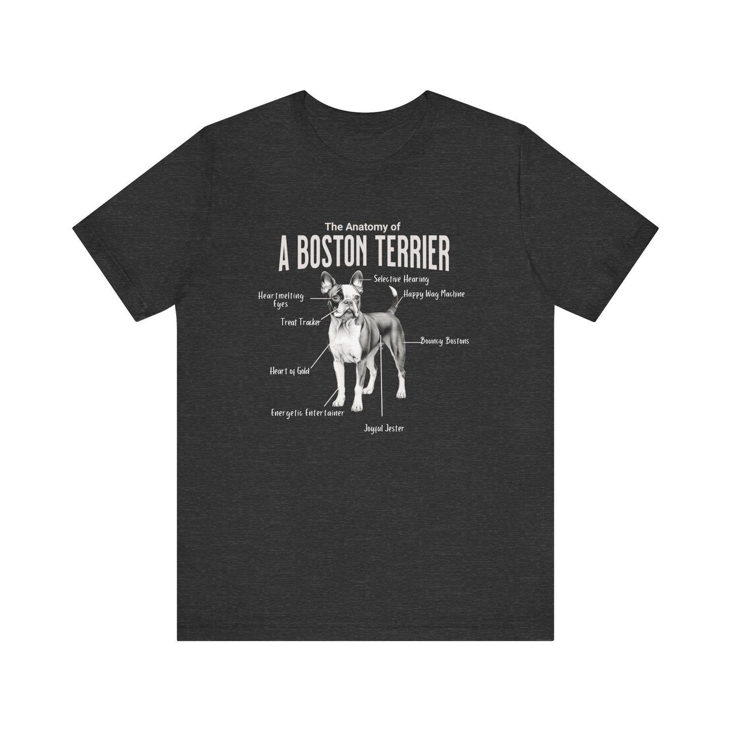 Boston Terrier Anatomy T-Shirt