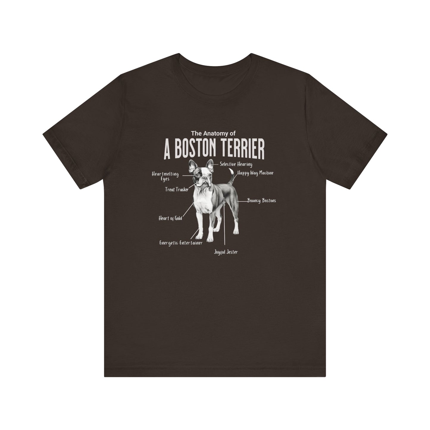 Boston Terrier Anatomy T-Shirt