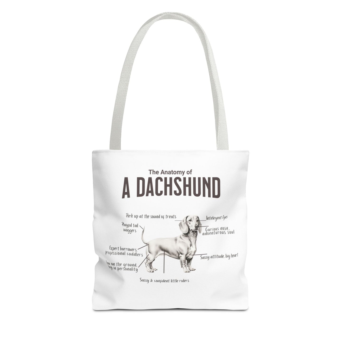 Dachshund Anatomy Tote Bag