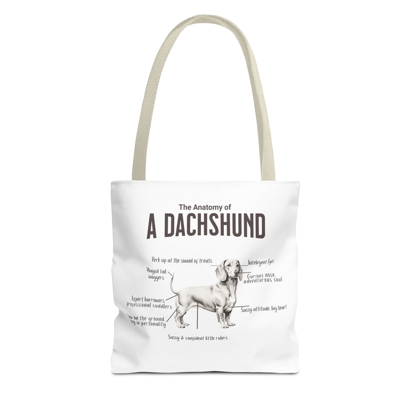 Dachshund Anatomy Tote Bag