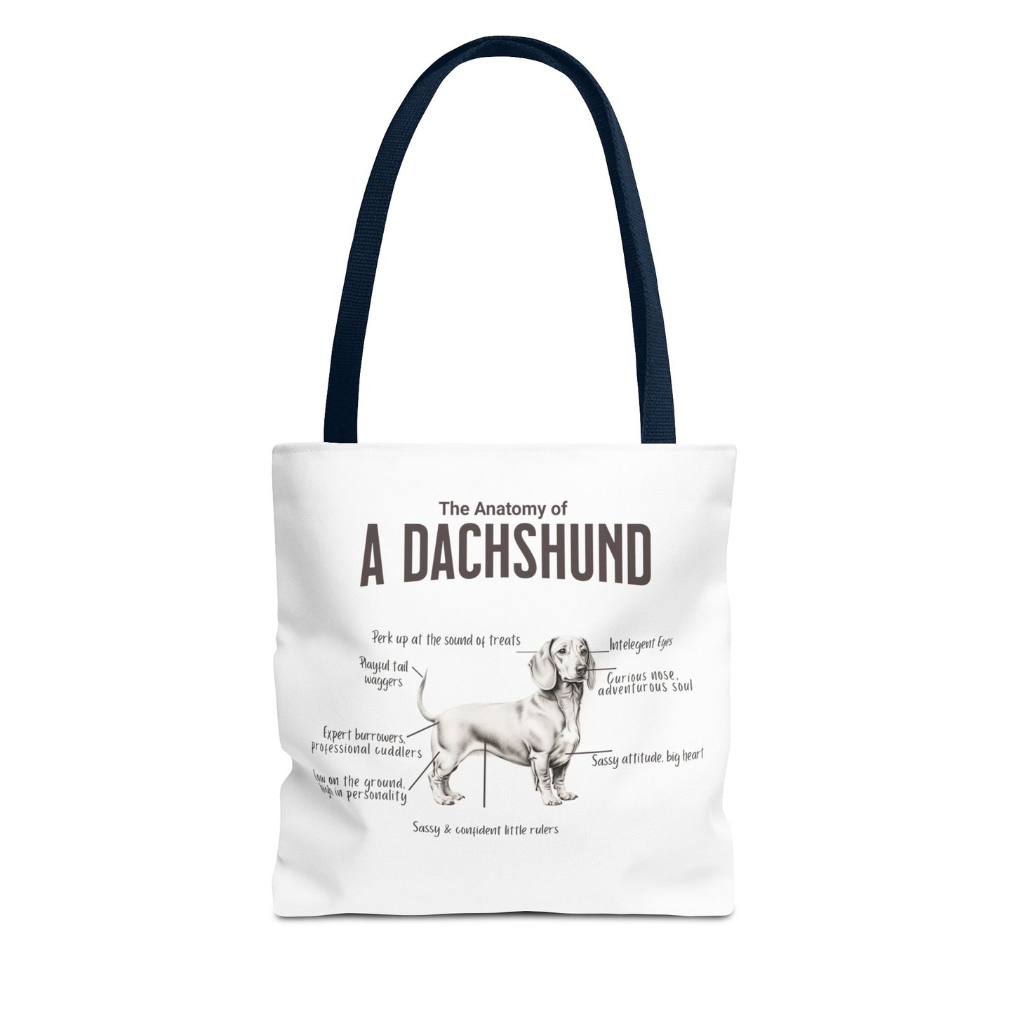 Dachshund Anatomy Tote Bag