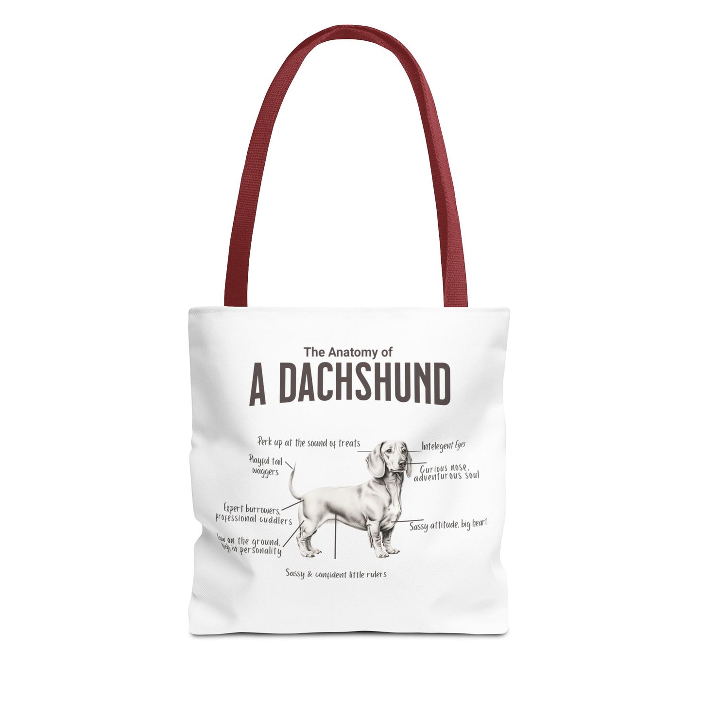 Dachshund Anatomy Tote Bag