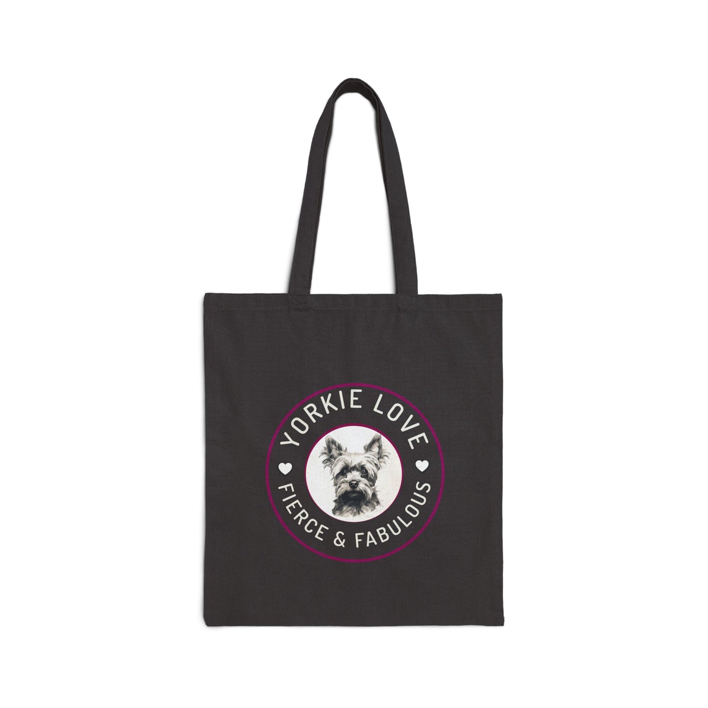 Yorkie "Forever & Always" Tote Bag