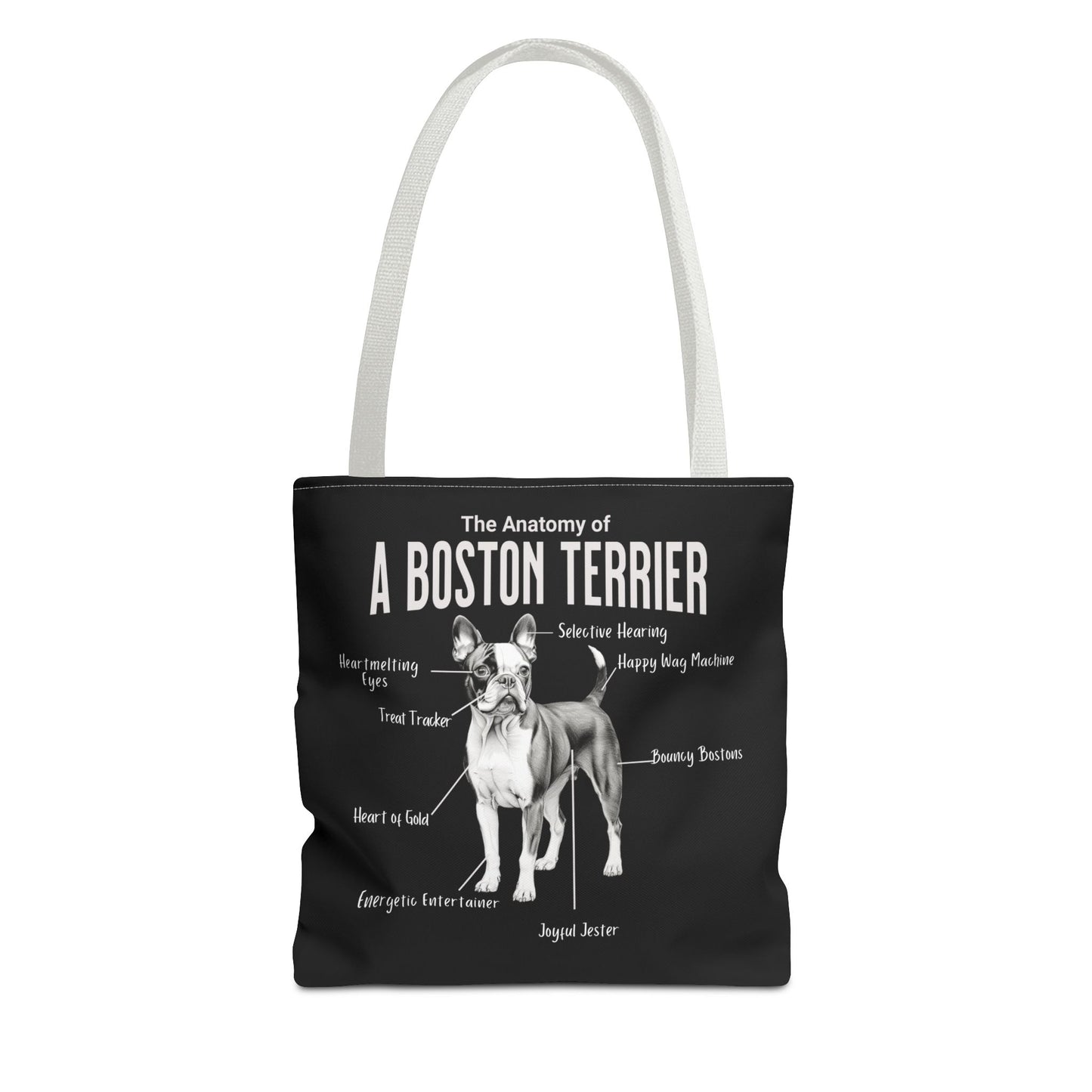 Boston Anatomy Tote Bag (Black)