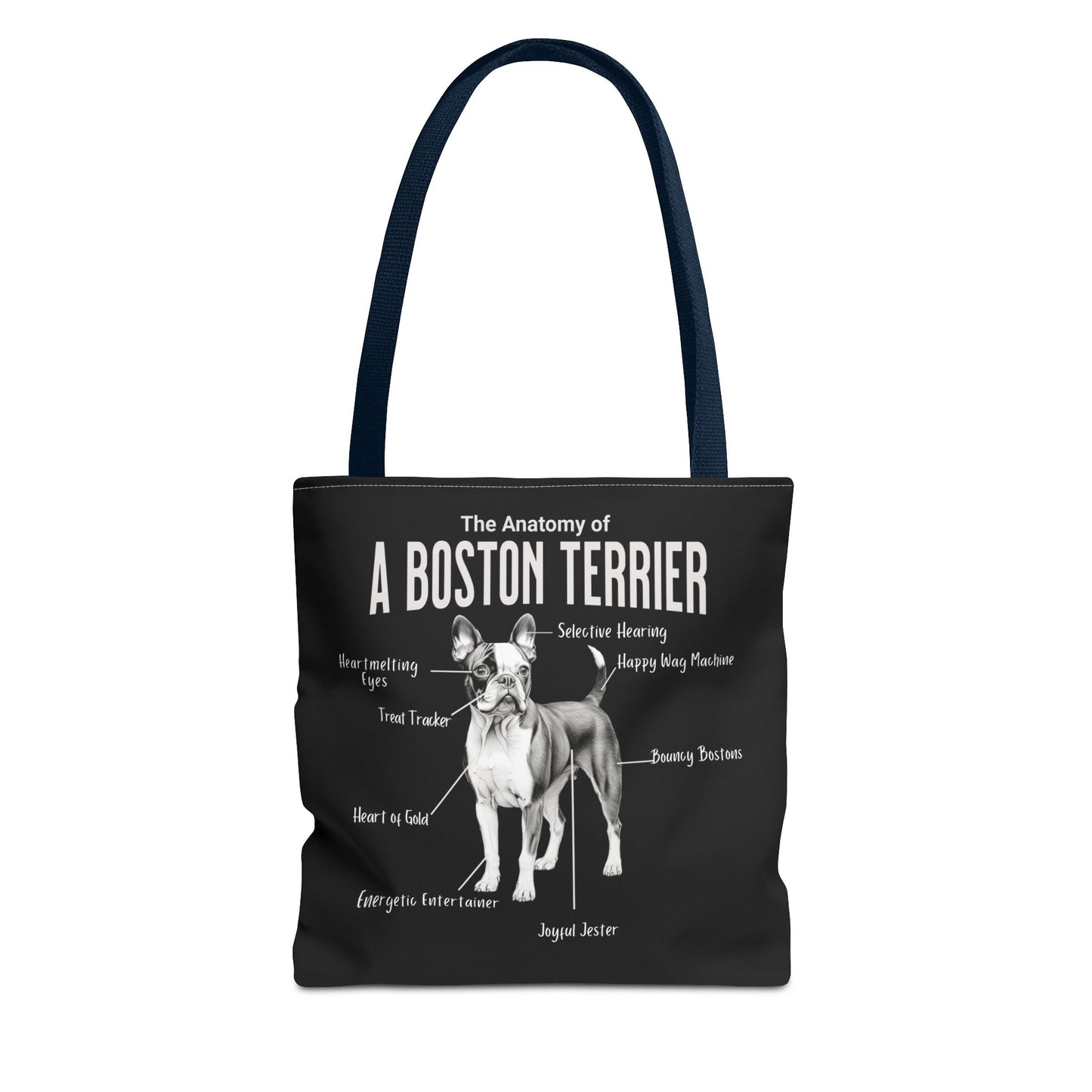 Boston Anatomy Tote Bag (Black)