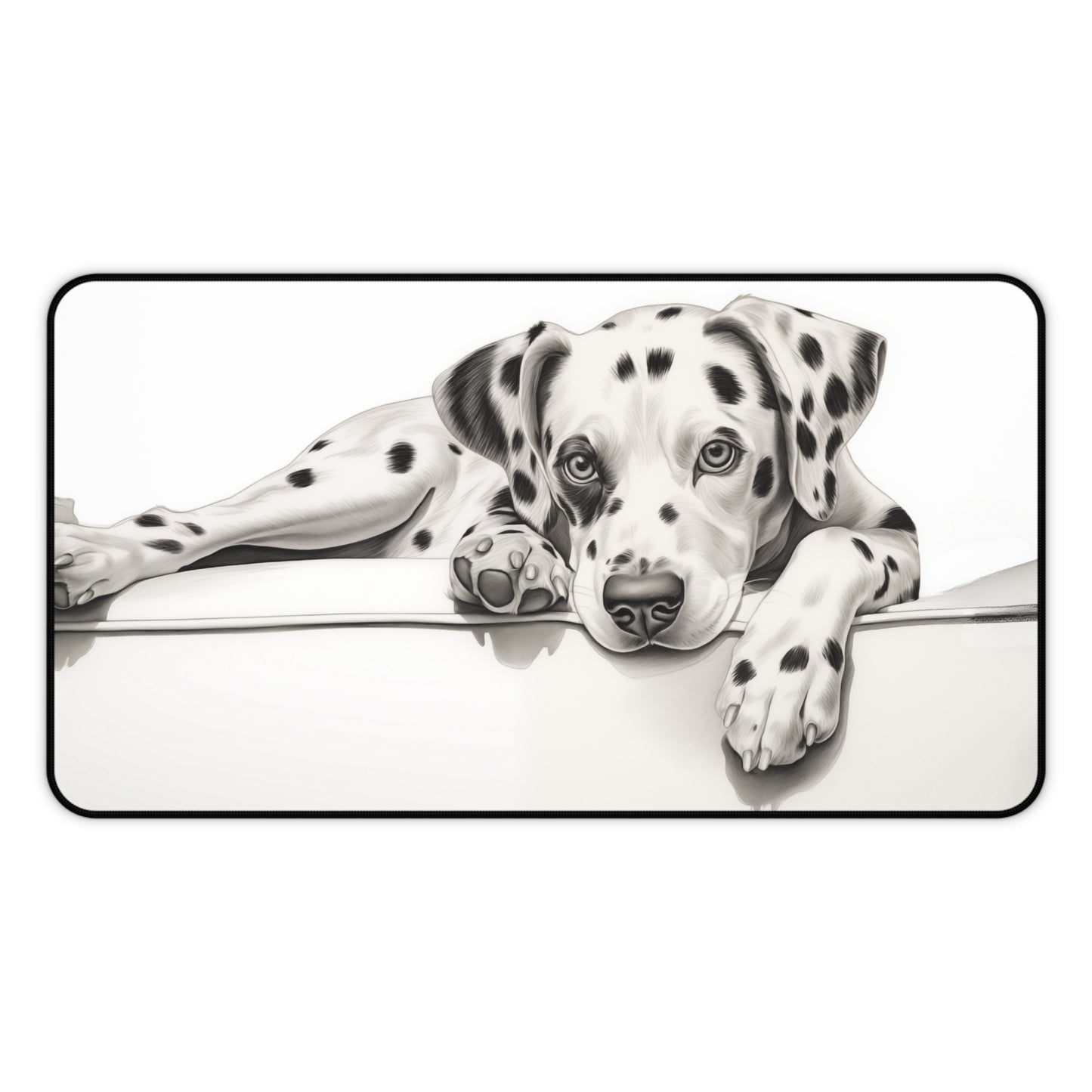 Dalmatian Dog Desk Mat