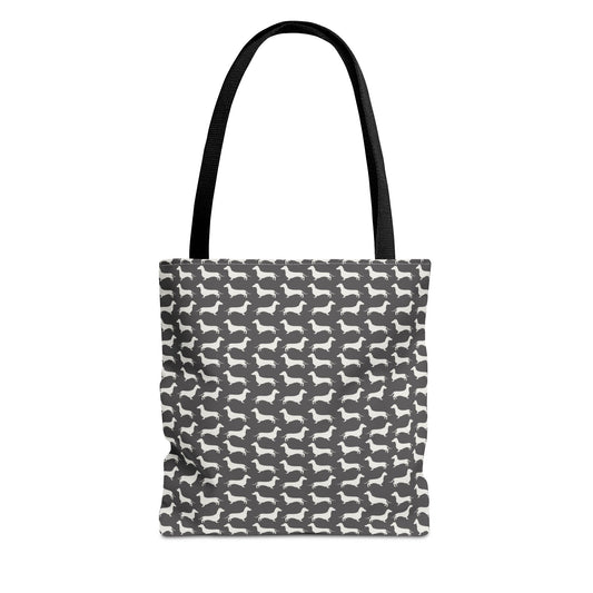 Dachshund Pattern Tote Bag