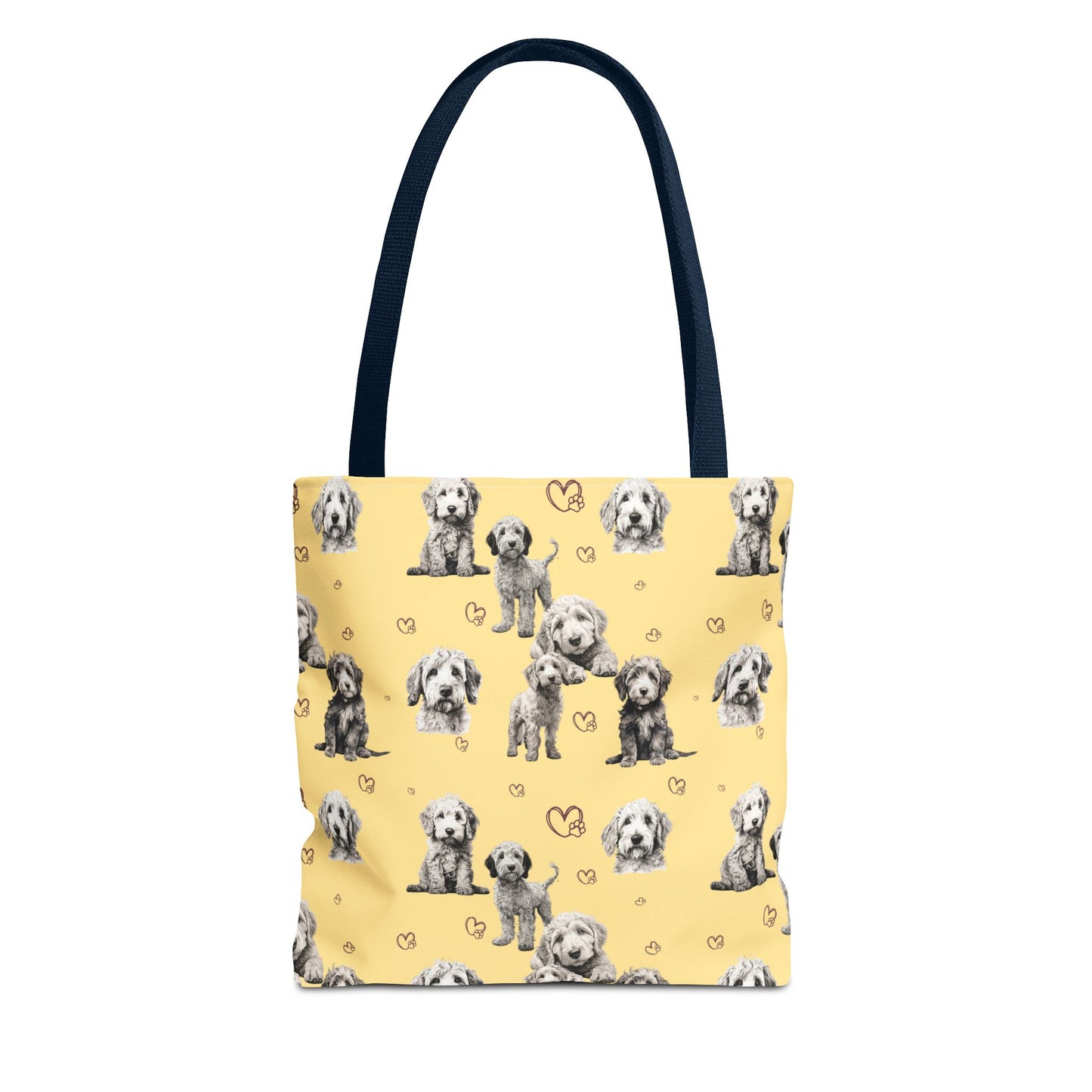 Goldendoodle Love Tote Bag (Yellow)