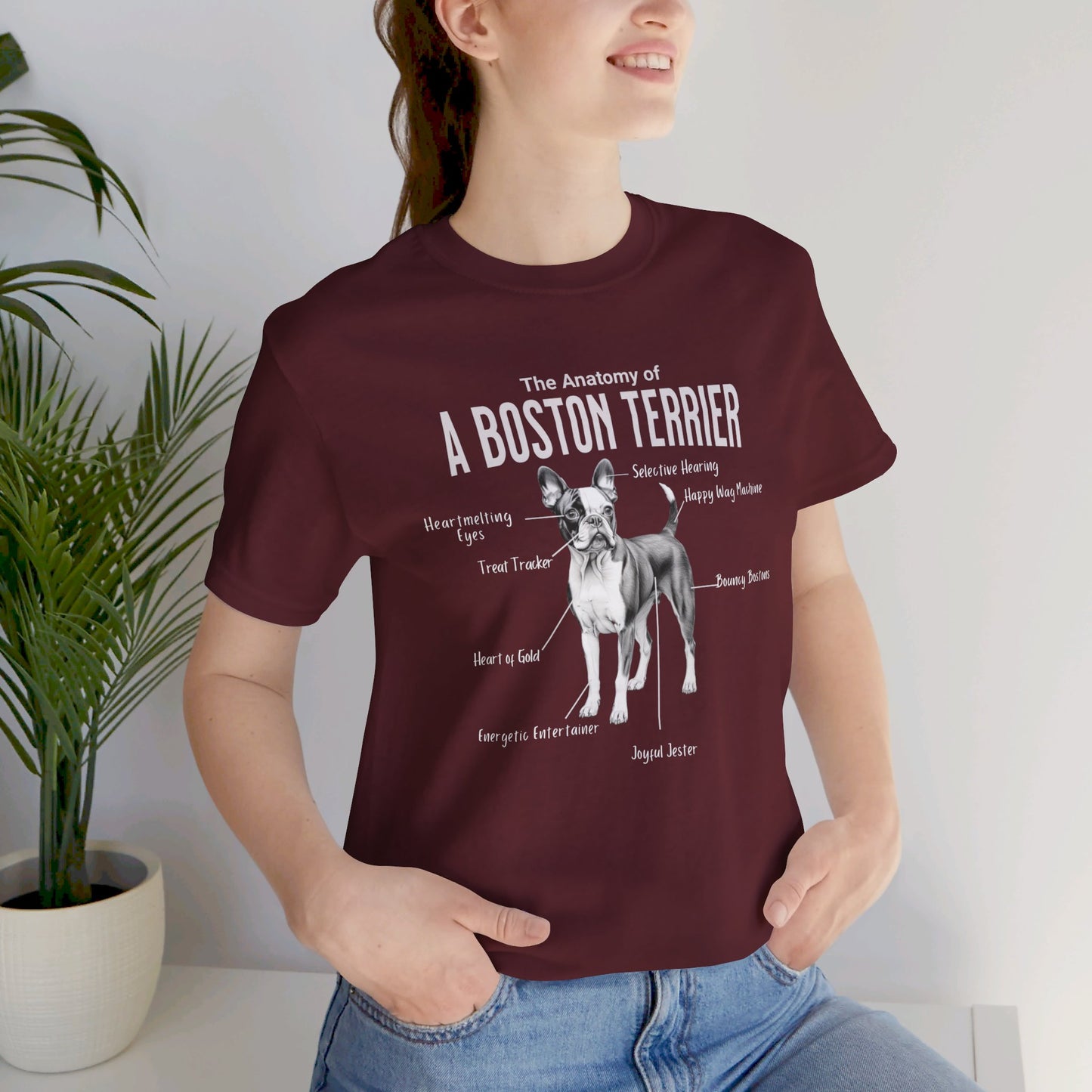 Boston Terrier Anatomy T-Shirt