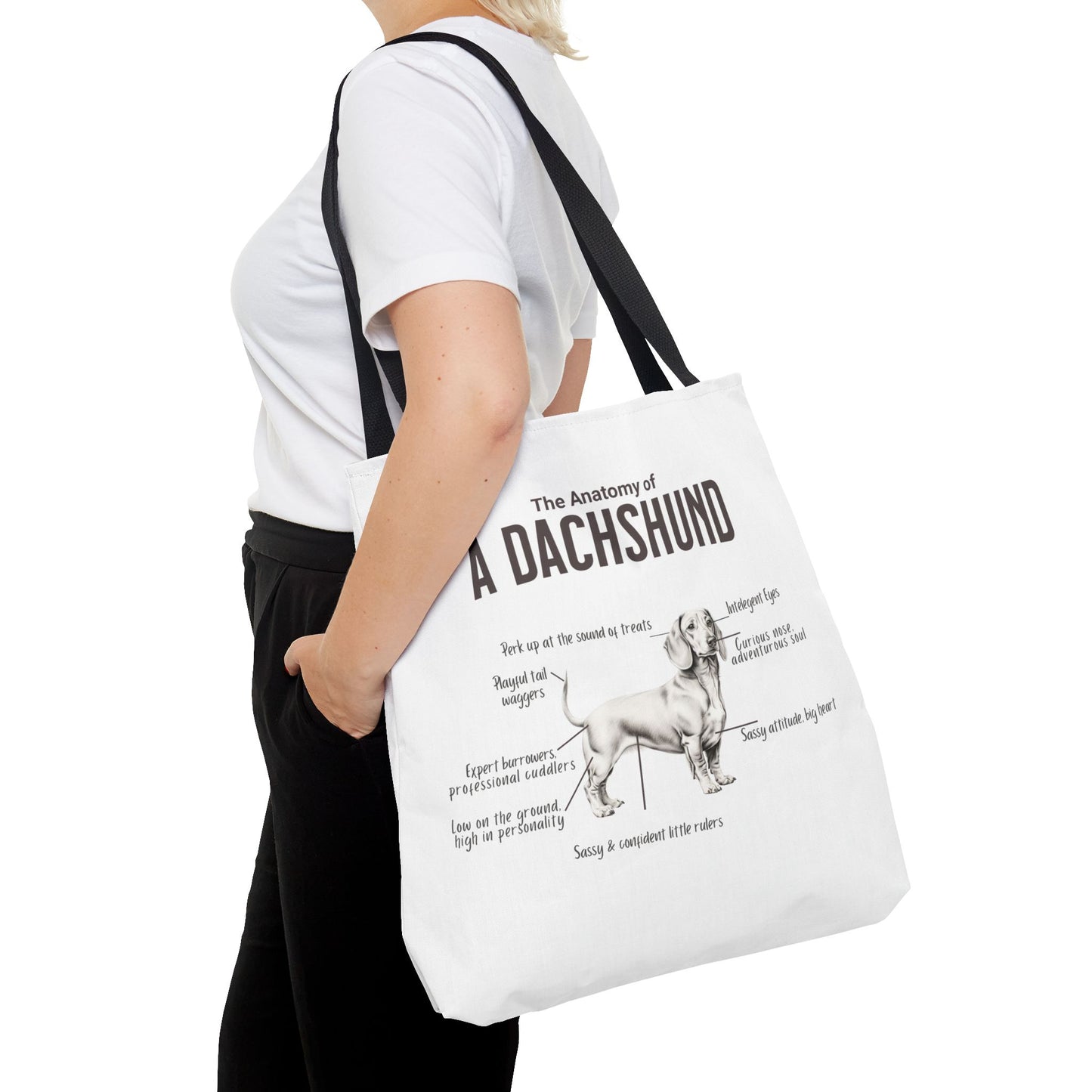 Dachshund Anatomy Tote Bag