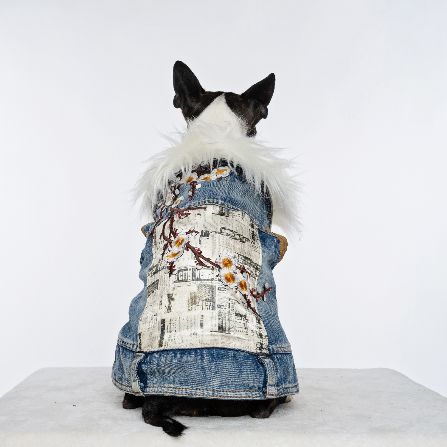 Boho Blossom Bespoke Denim Jacket