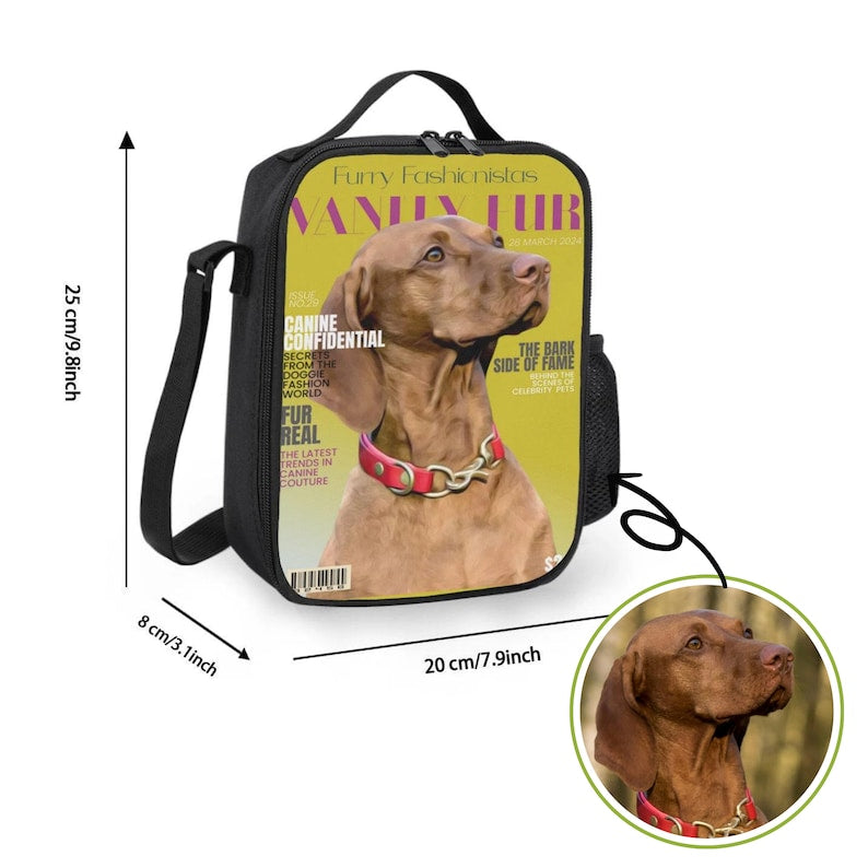 Personalised Pet Magazine Cover Lunch Bag