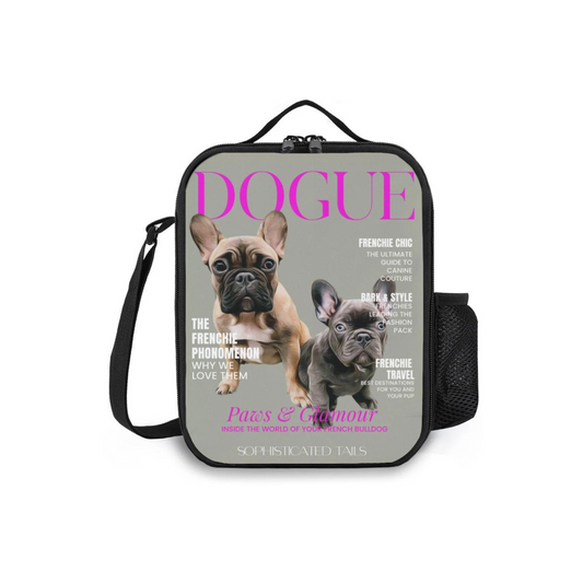 Personalised Pet Magazine Cover Lunch Bag