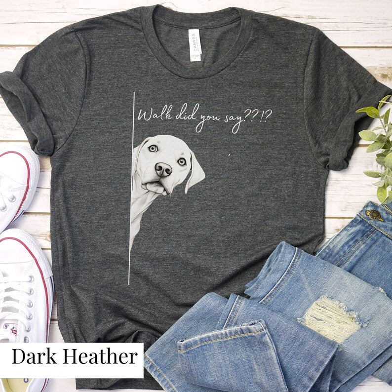 Funny Dog Walking Shirt