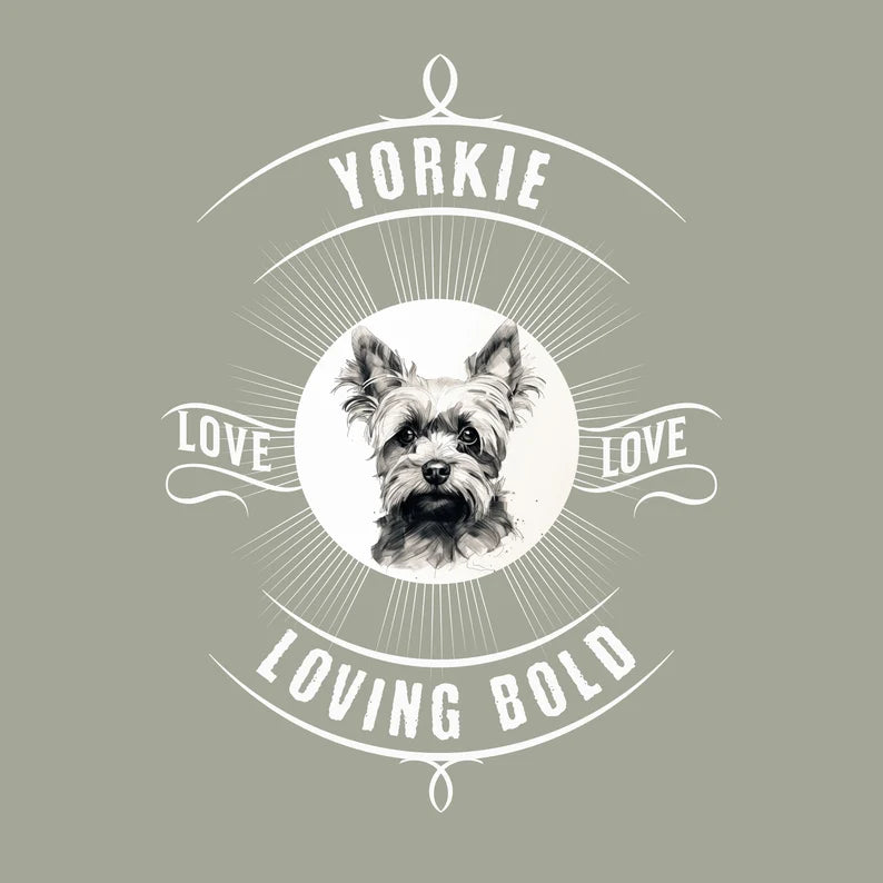 Yorkie Loving Bold T-shirt