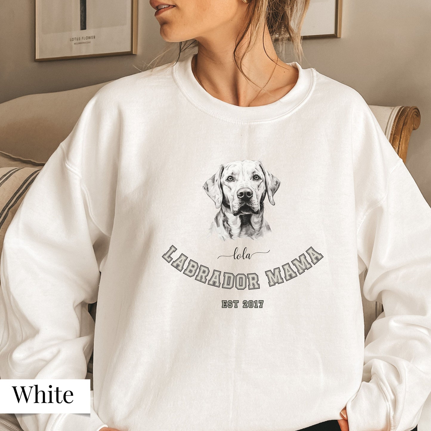 Personalised Labrador Retriever Sweatshirt