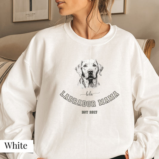 Personalised Labrador Retriever Sweatshirt