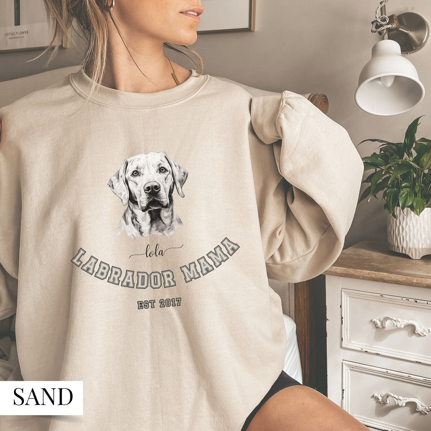 Personalised Labrador Retriever Sweatshirt