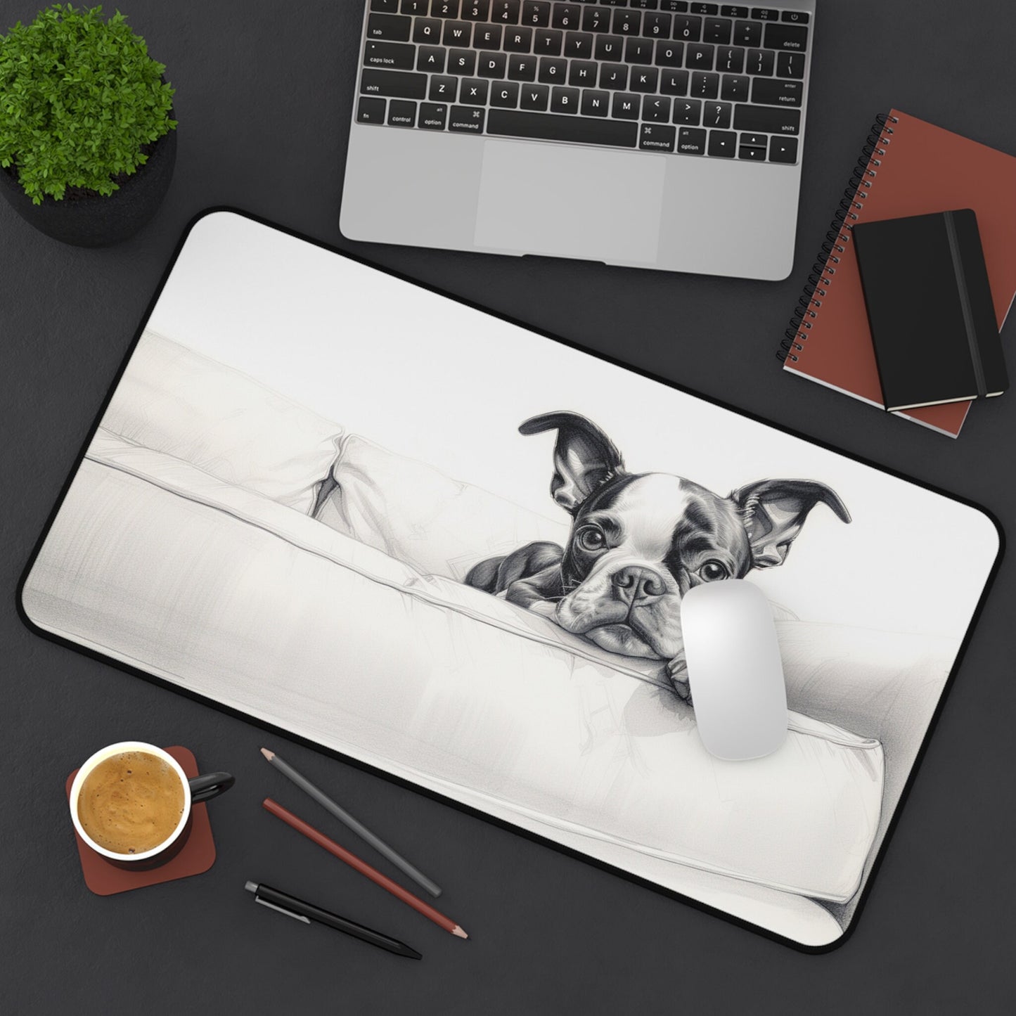 Boston Terrier Desk Mat