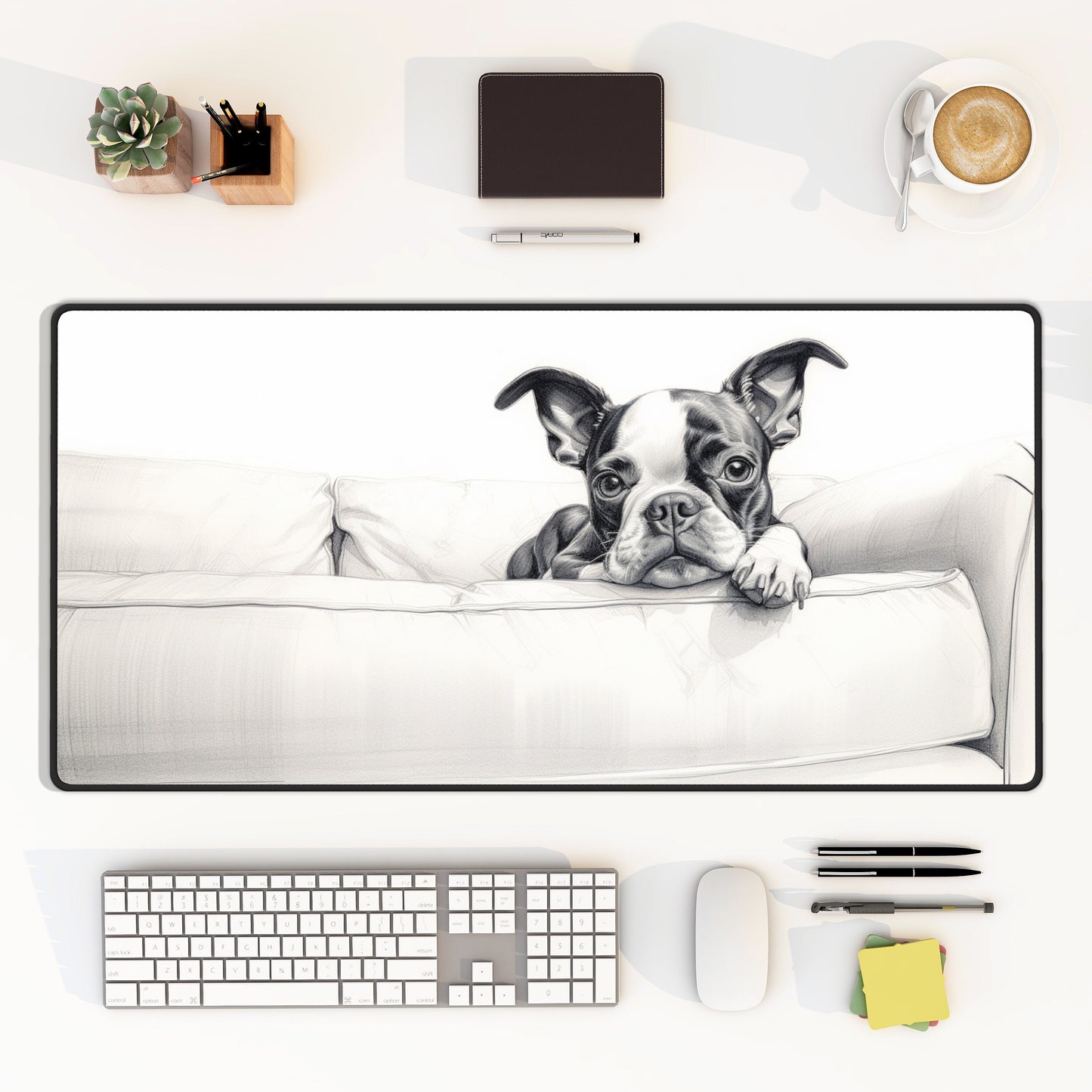 Boston Terrier Desk Mat