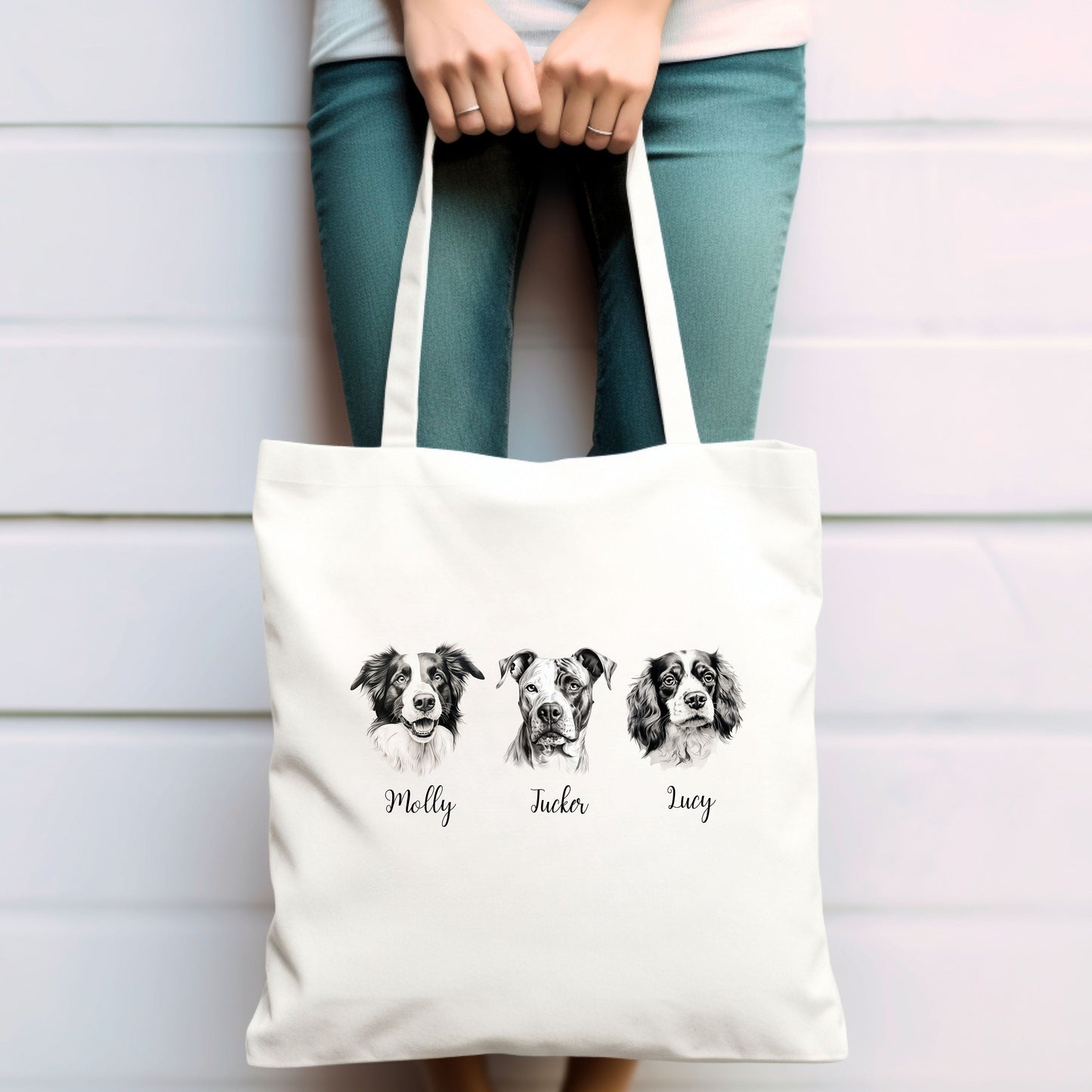 Personalized Chihuahua Mom Tote Bag