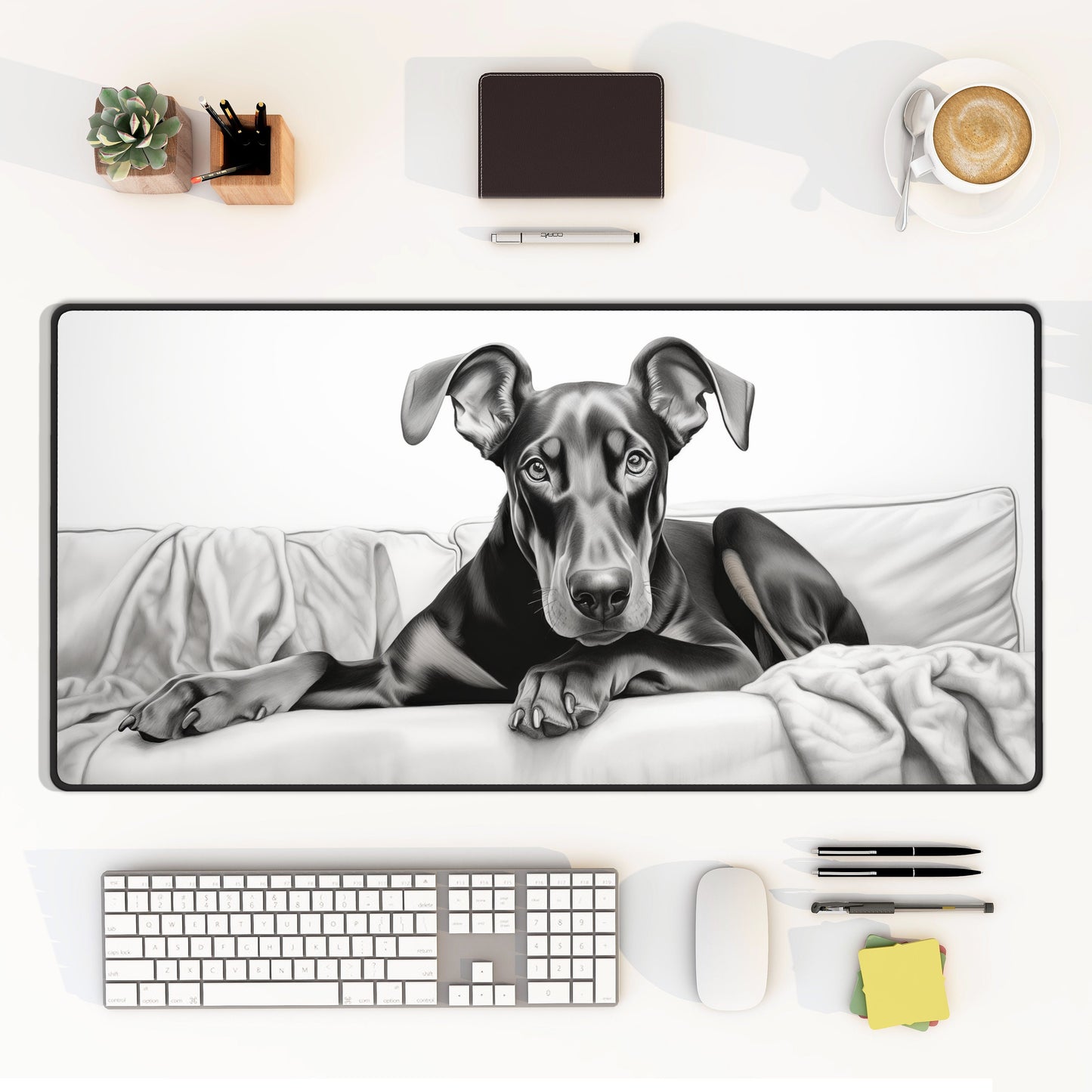 Dobermann Desk Mat