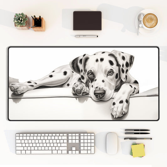 Dalmatian Dog Desk Mat